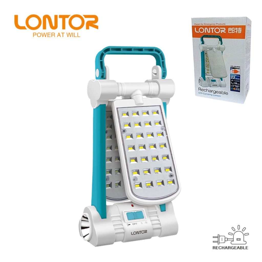 Lanterne de camping LED rechargeable LONTOR avec port DC CTL-OL095U — صورة 1