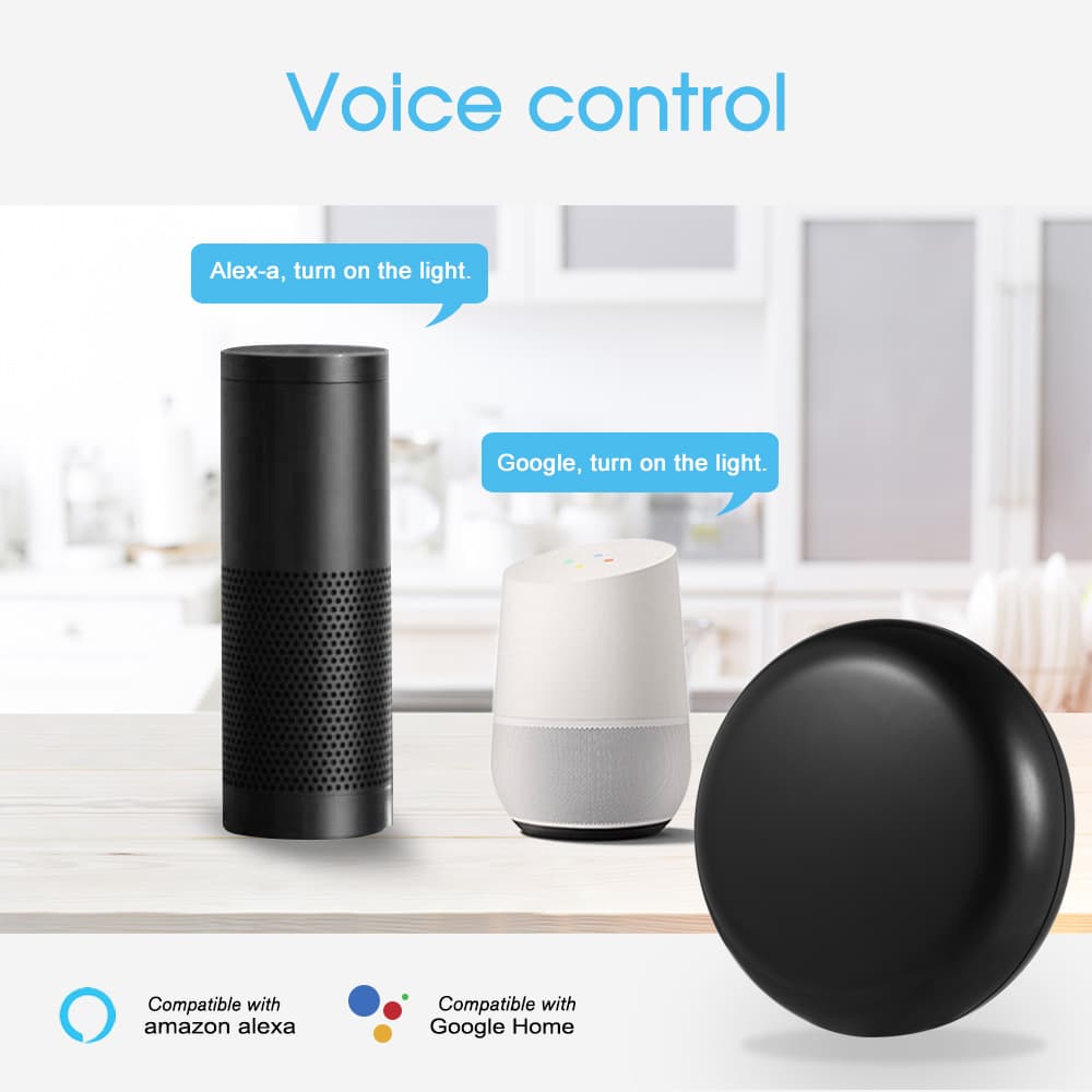 Télécommande universelle intelligente Wifi-IR (2.4ghz) hub de contrôle compatible avec Alexa Google Home -Tuya Smart Life — صورة 3