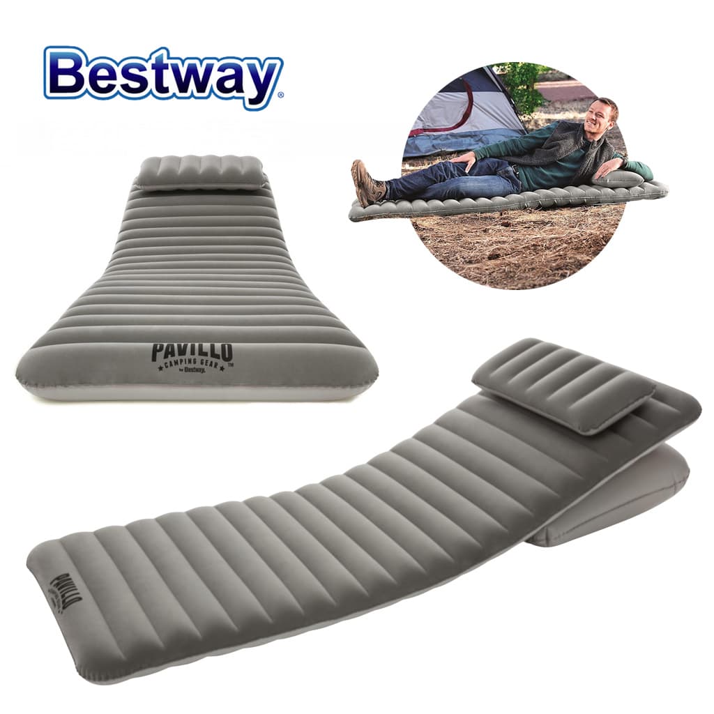 Matelas Gonflable Multifonction 1 Place Avec 2 Oreillers Bestway Pavillo 67617 — صورة 1