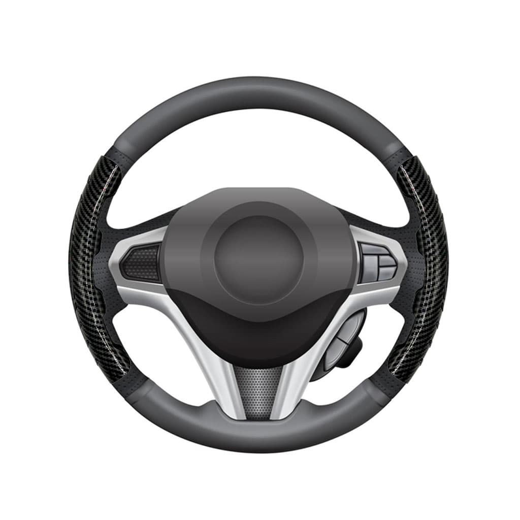 Couvre Volant Universel en Carbon Fiber 2Pcs — صورة 3