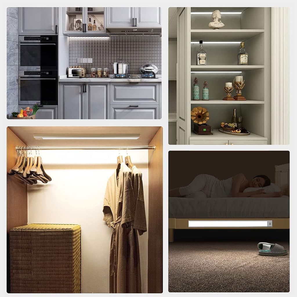 Lampe LED Rechargeable avec Détecteur De Mouvement Intérieur 3 Modes HY-2012 – مصباح مناطق ضيقة بعدة أوضاع — صورة 2