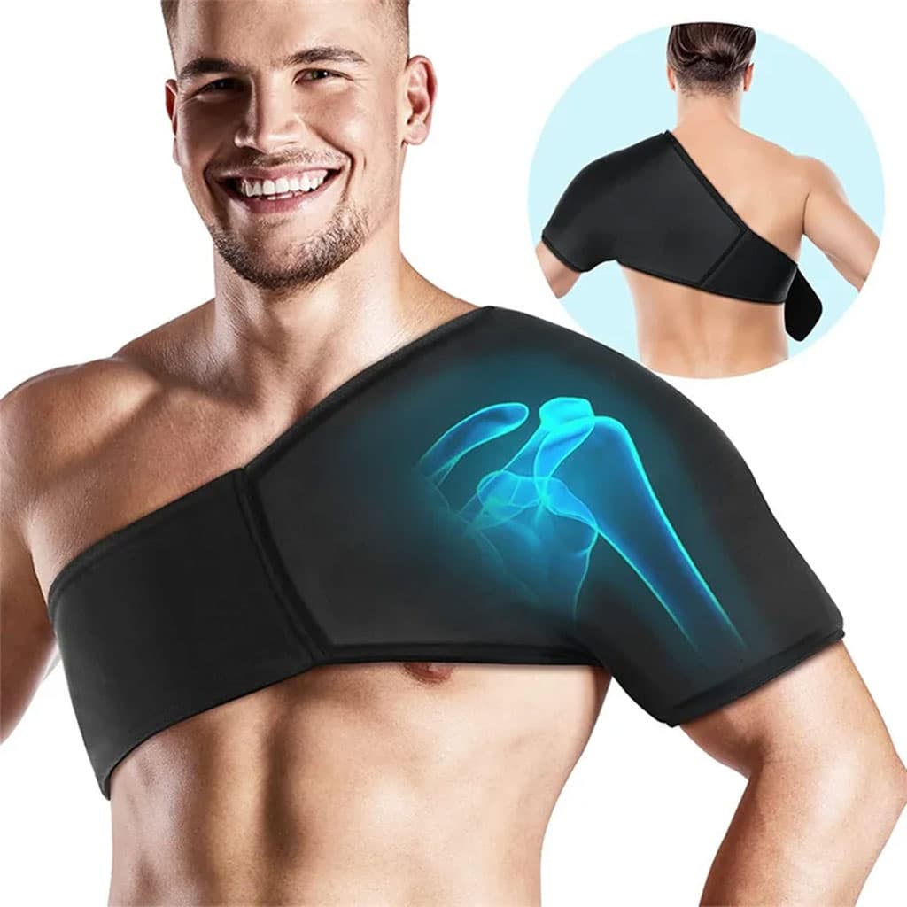 Pack coussinet d’épaule en gel chaud et froid pour soulager les douleurs — صورة 2