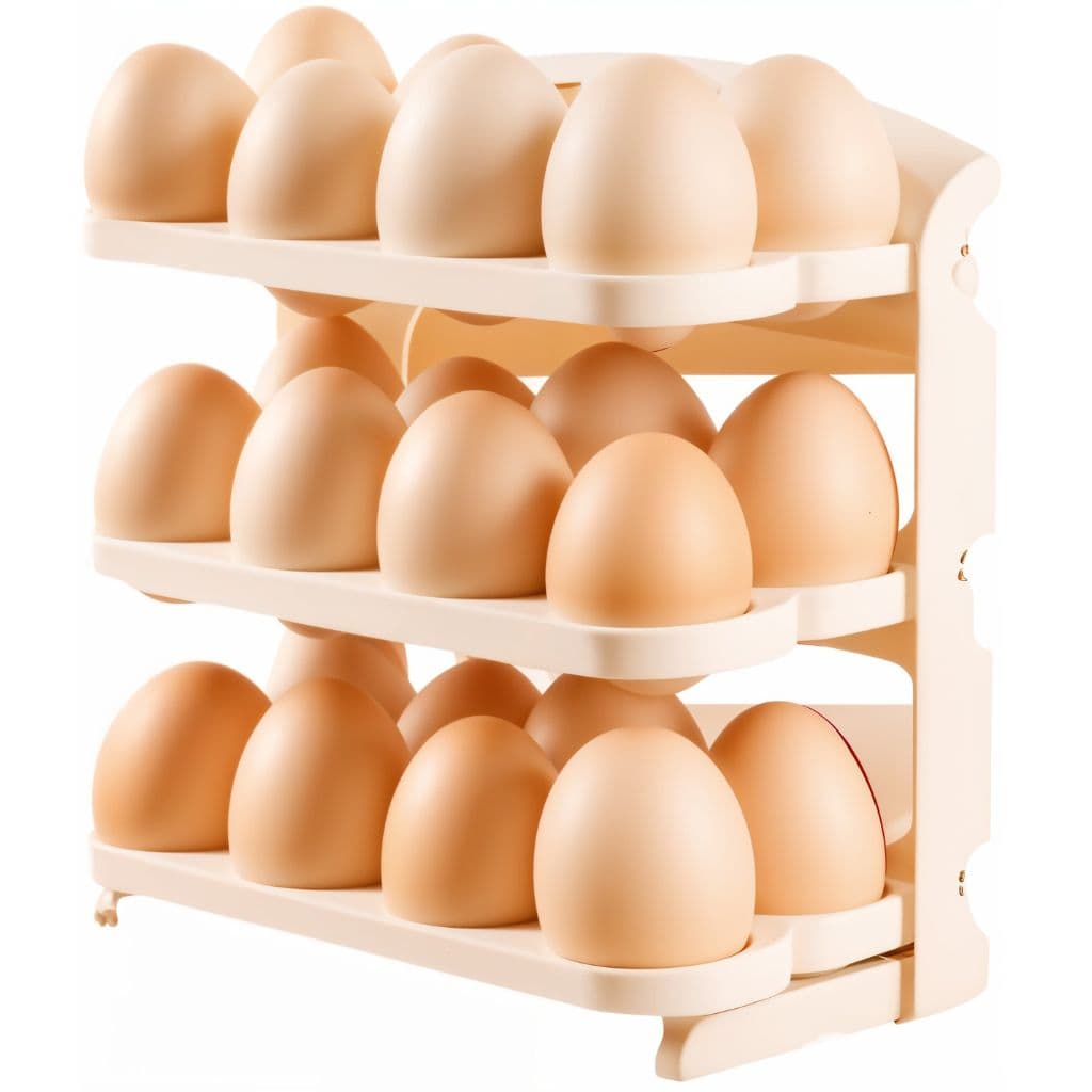 Organisateur d'oeufs 3 Tier – منظم البيض ثلاثة رفوف — صورة 7