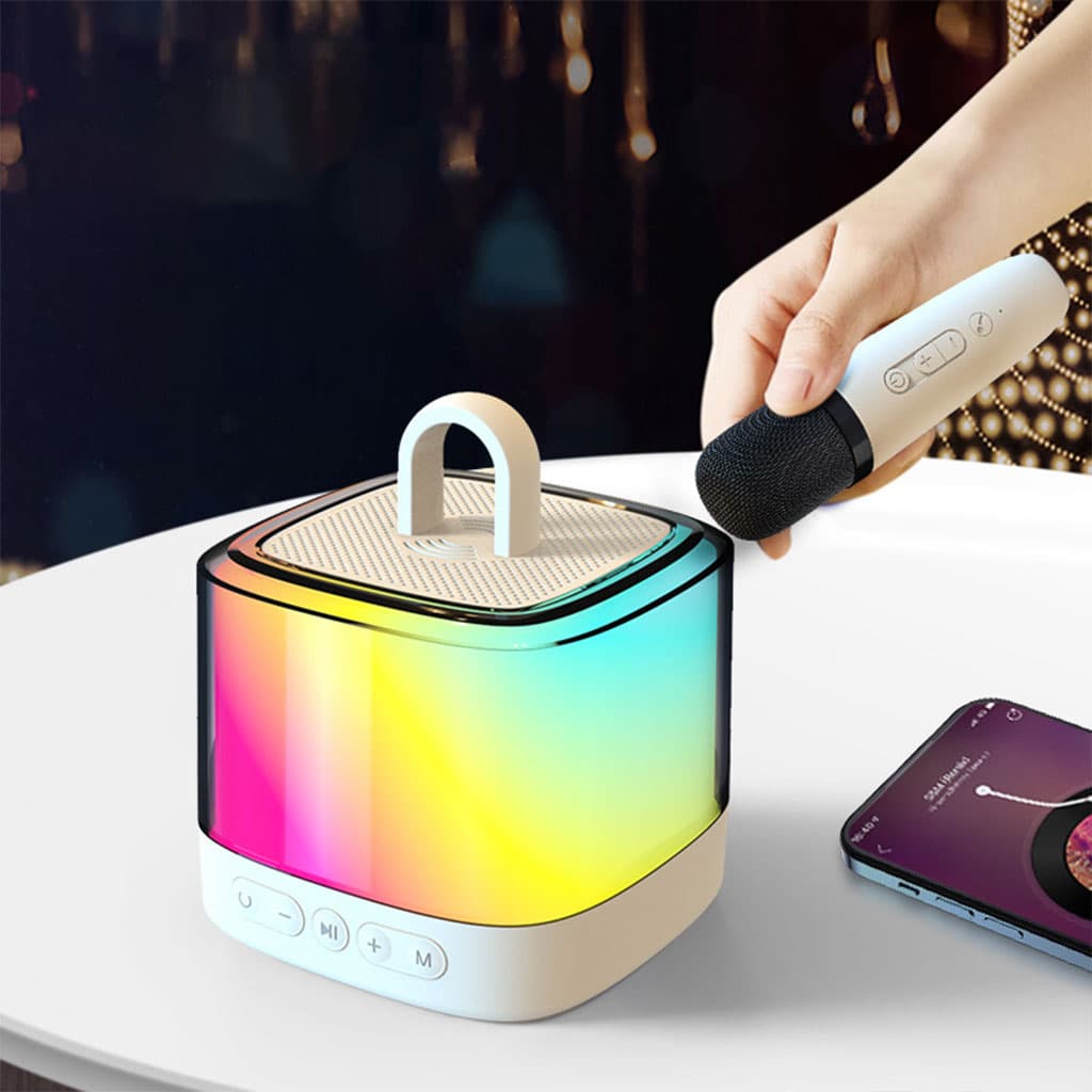 Microphone karaoké sans fil multifonctionnel haut-parleur Bluetooth (U16) — صورة 4