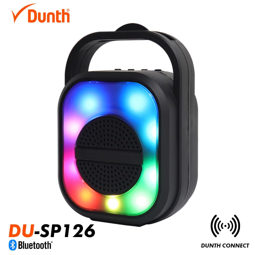 Ampli haut parleur sans fil à batterie rechargable, enceint bluetooth 1800W DUNTH DU-SP126 — صورة 1