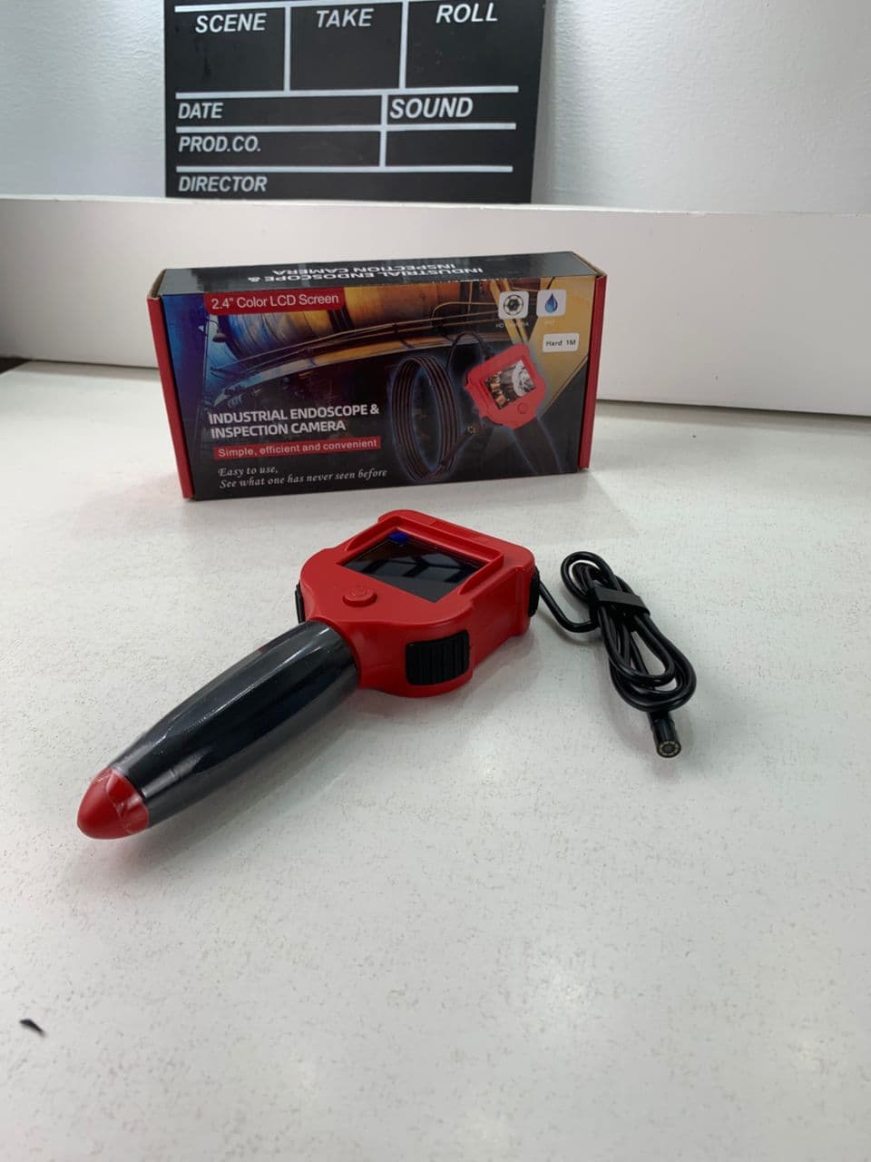 Caméra d’inspection endoscope industrielle avec écran LCD – كاميرة للأمكان الضيقة مع شاشة — صورة حقيقية 8