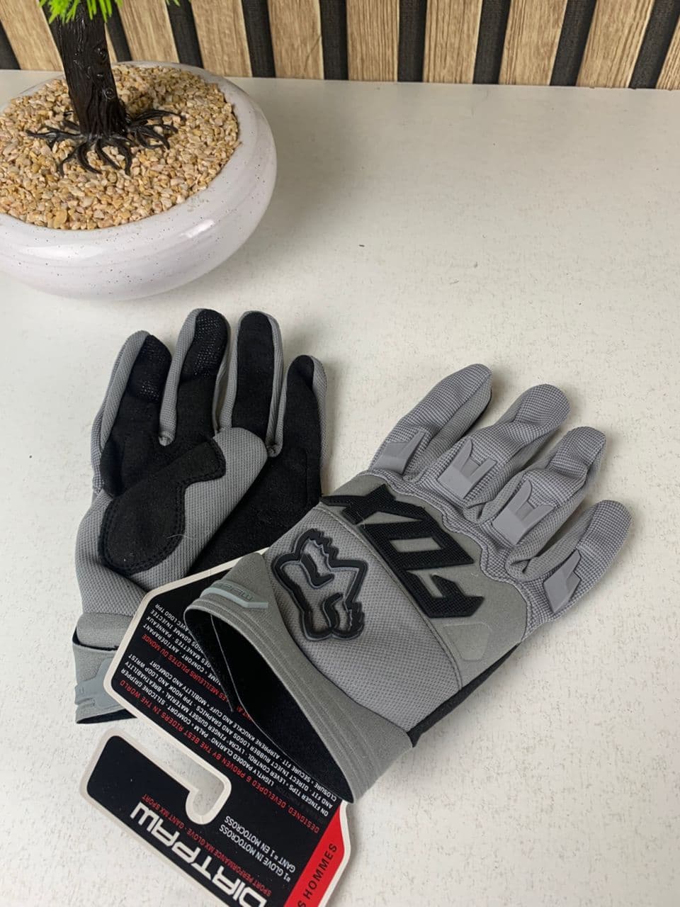 Gants Fox Racing pour motocross, tactiles – قفازات فوكس ريسينغ للدراجات النارية — صورة حقيقية 5
