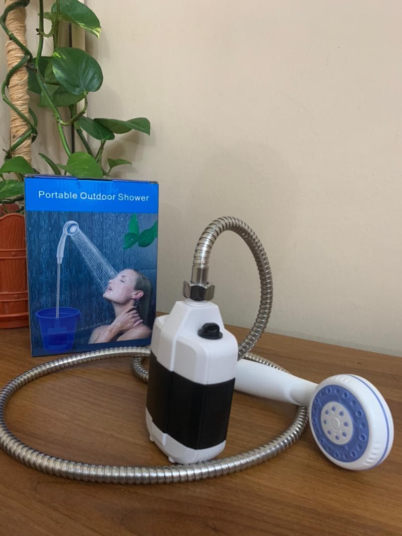 Douche Portable avec Pompe pour Camping et Extérieur — صورة حقيقية 11