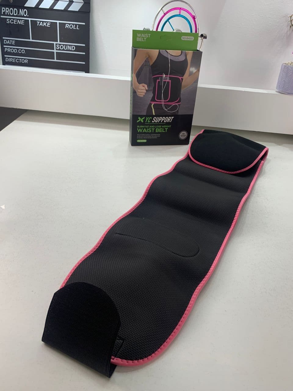 Ceinture Amincissante pour Femmes avec Poche pour Téléphone – حزام تنحيف للنساء — صورة حقيقية 9