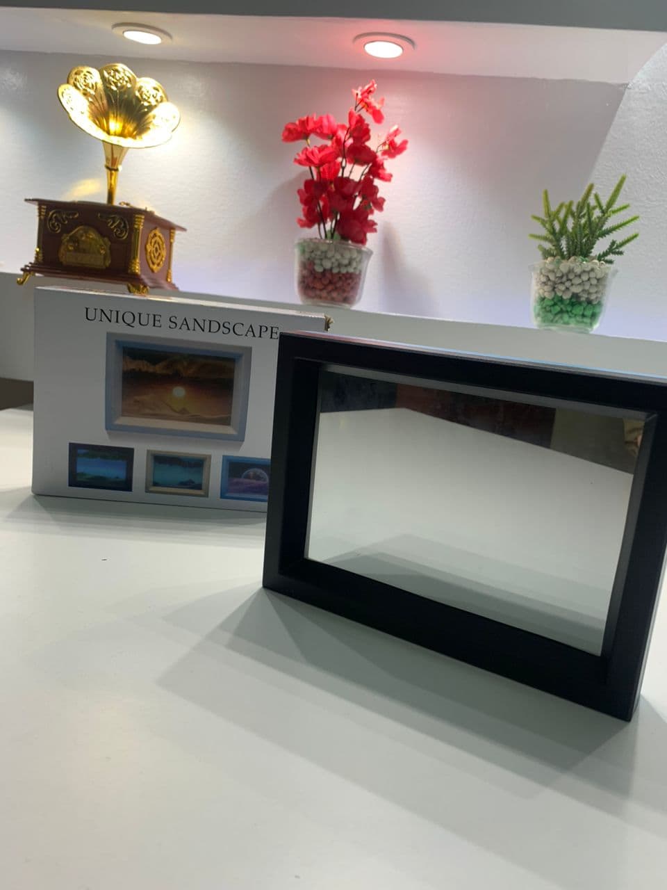 Tableau de Sable en Mouvement et miroir 3D – لوحة رملية ثلاثية الأبعاد مع مراة متحركة — صورة حقيقية 7