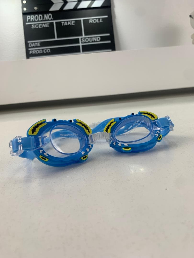 Lunettes de Natation en Forme de Crabe pour Enfants – نظارات سباحة للأطفال — صورة حقيقية 7