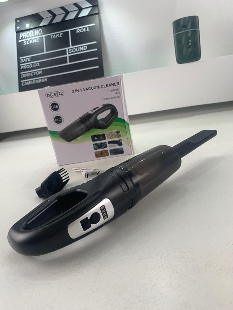 Aspirateur de Voiture Puissante Rechargeable DC-6222 – مكنسة كهربائية محمولة — صورة حقيقية 9