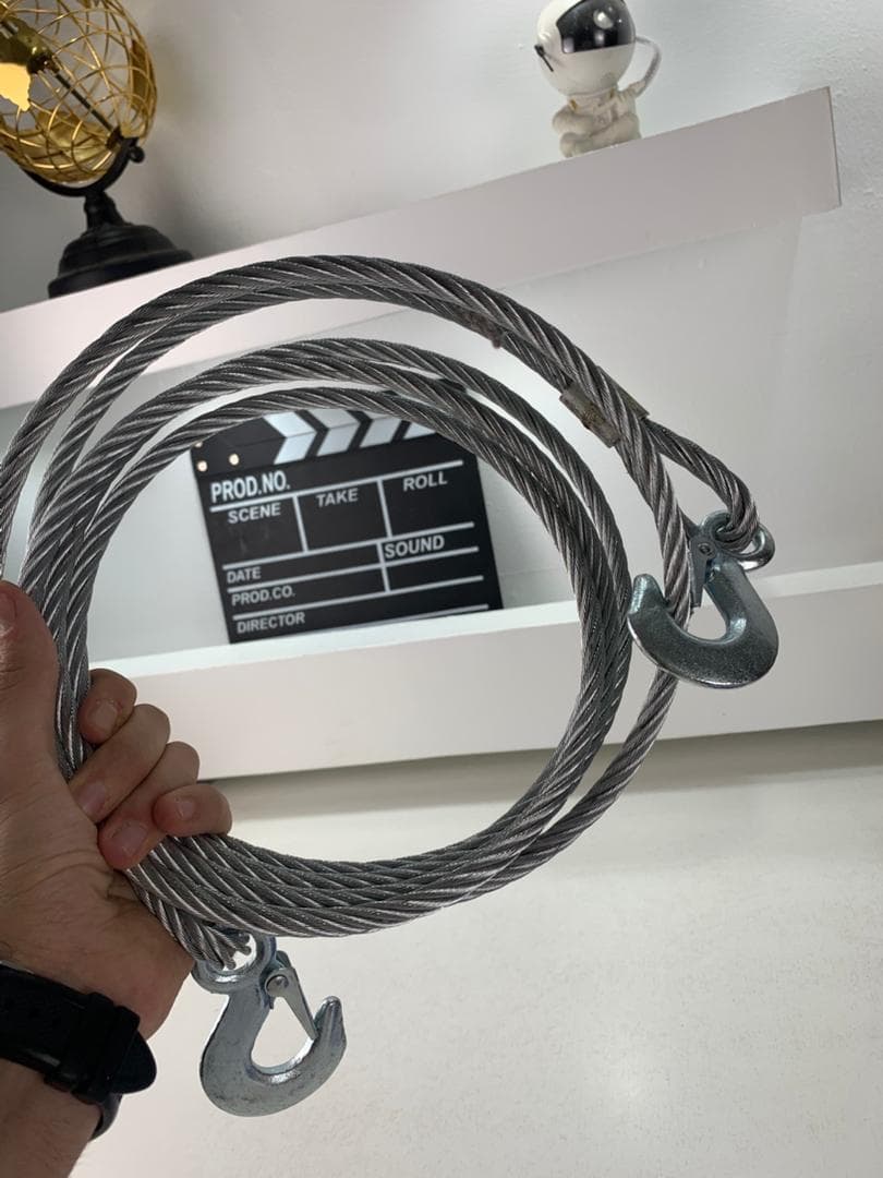 Cable de remorquage 5ton avec fil d’acier de qualité supérieure – كابل جر العربات — صورة حقيقية 7