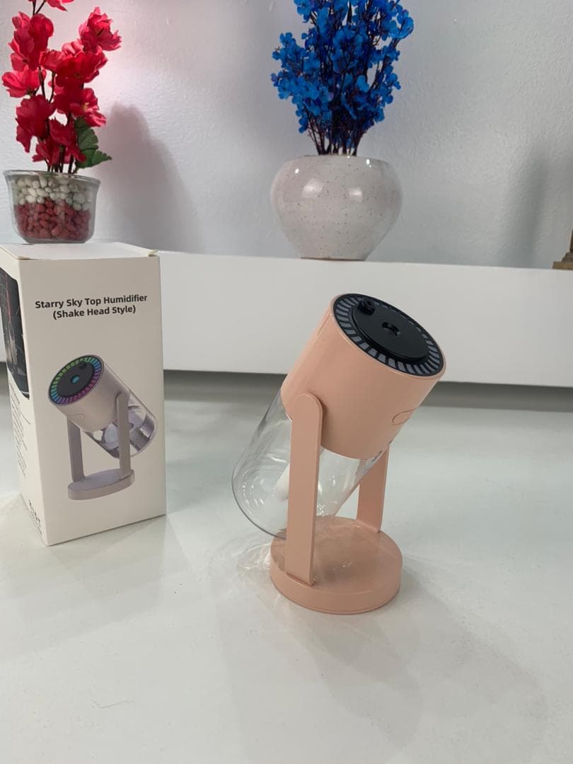 3en1 Humidificateur avec Projecteur d'Étoiles Galaxie – مرطب جو مع عارض نجوم — صورة حقيقية 11