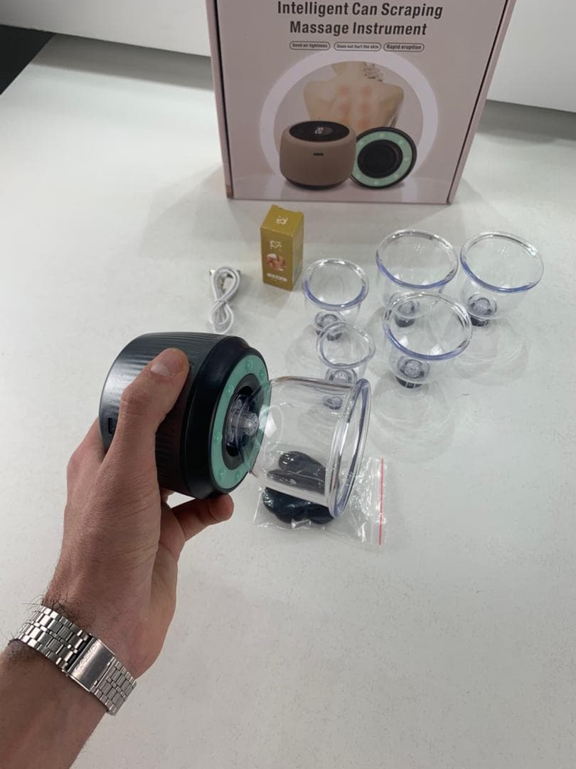 Appareil de Hidjama et Aspiration par Compression Chaude à 12 Vitesses – جهاز الحجامة — صورة حقيقية 12
