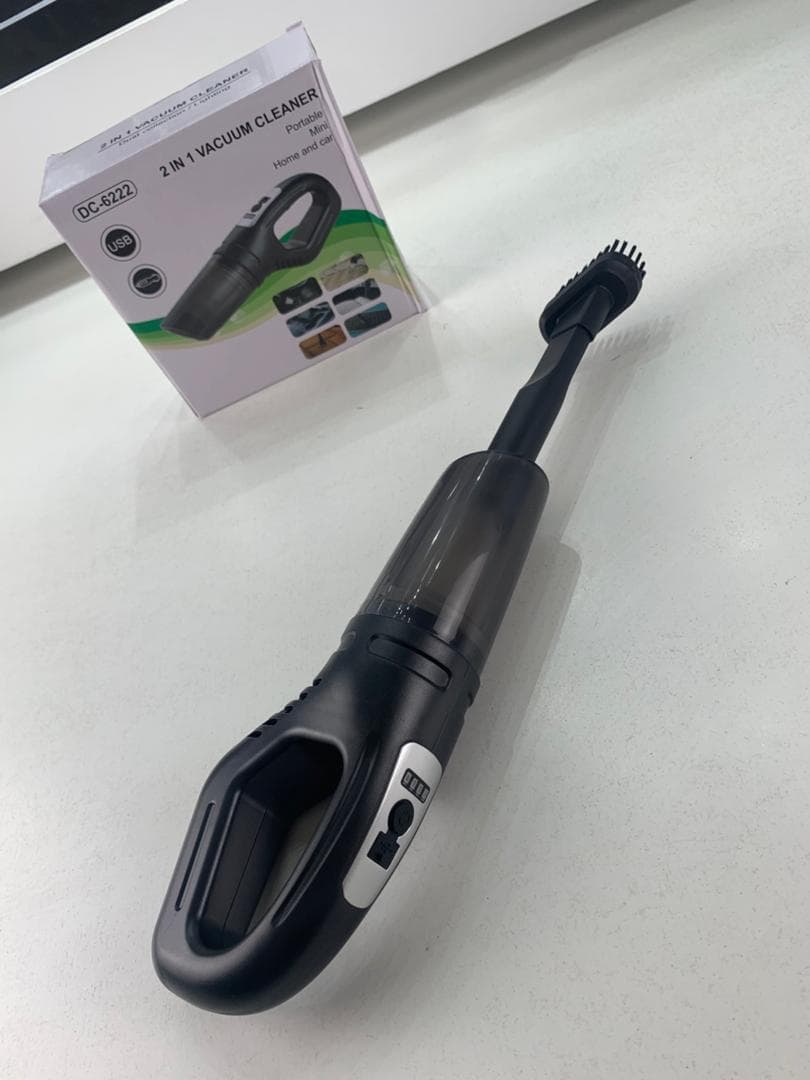 Aspirateur de Voiture Puissante Rechargeable DC-6222 – مكنسة كهربائية محمولة — صورة حقيقية 10