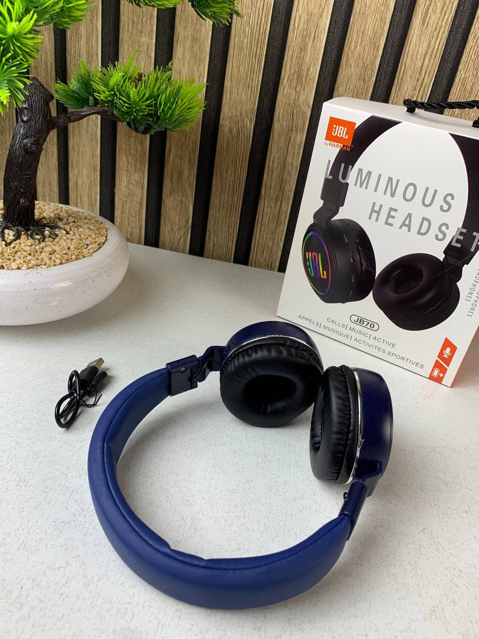 سماعات رأس لاسلكية | JBL JB70 Sans Fil | صوت نقي بدون ضوضاء — صورة حقيقية 6