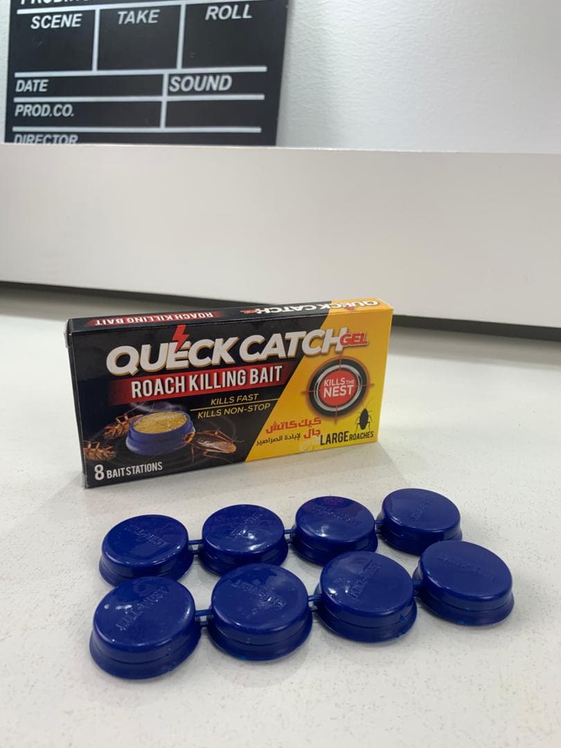 Gel Pièges anti-cafards pour infestation intérieure et extérieure – جال لإبادة الصراصير — صورة حقيقية 4