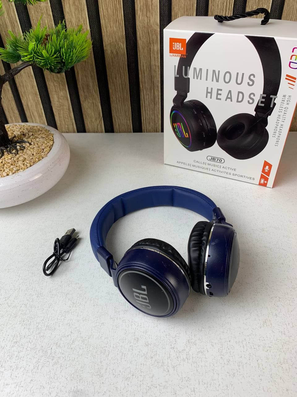 سماعات رأس لاسلكية | JBL JB70 Sans Fil | صوت نقي بدون ضوضاء — صورة حقيقية 5