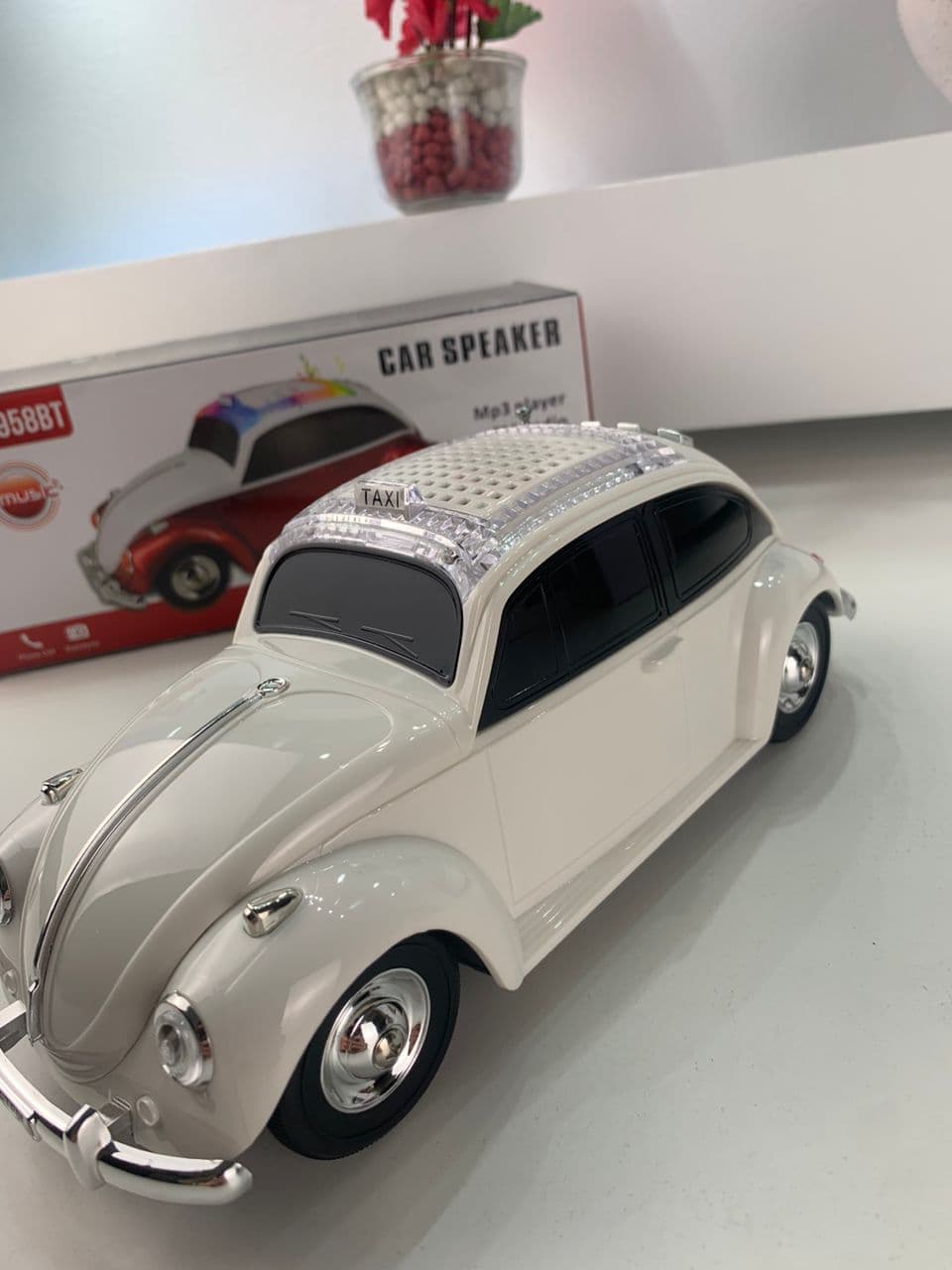 Haut-parleur Bluetooth sans fil Beetle Voiture – سيارة مكبر صوت بلوتوث لاسلكي — صورة حقيقية 7
