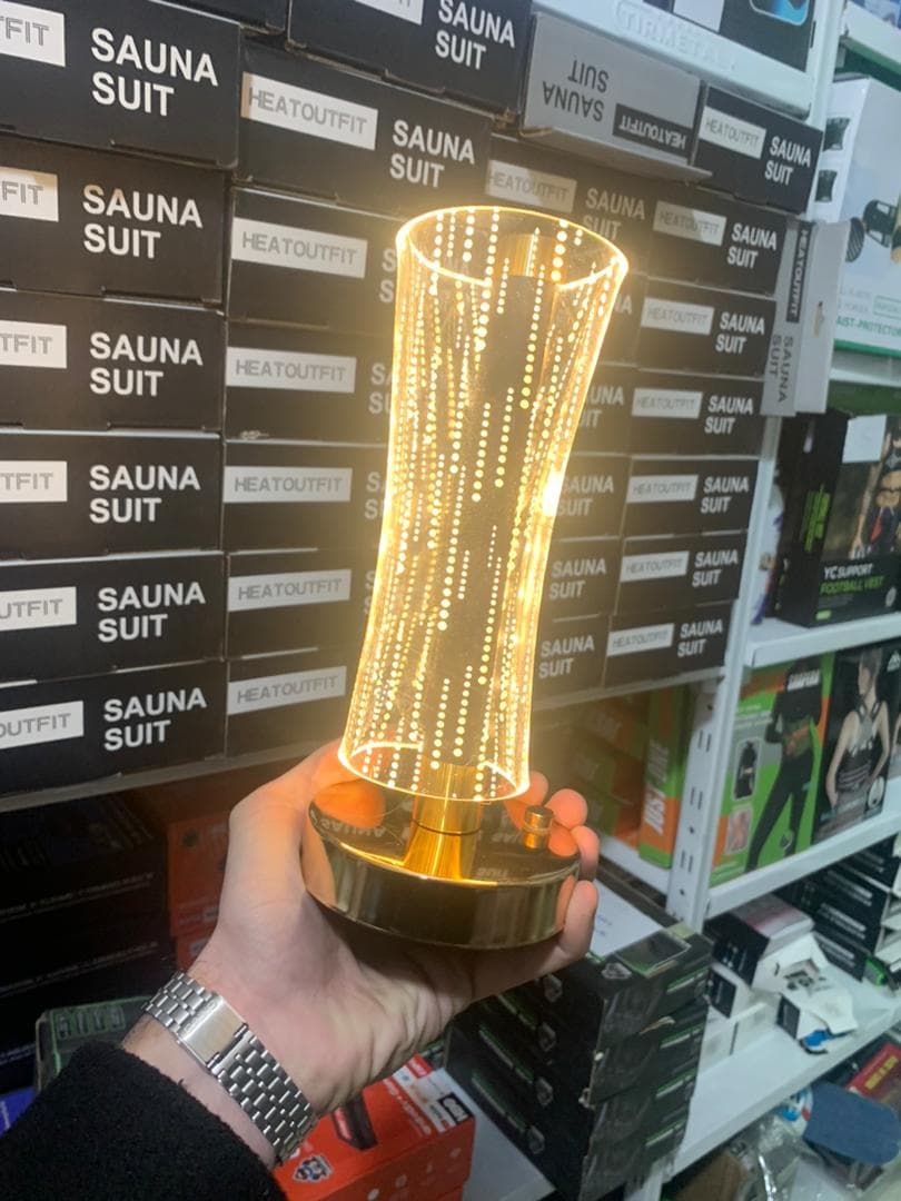 Lampe de Table LED Moderne en Cristal — صورة حقيقية 10