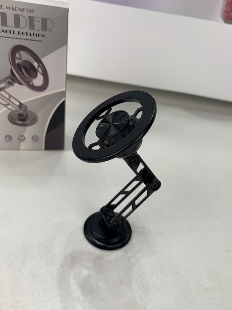 Support Téléphone Voiture Magnétique Rotatif à 360° – حامل هاتف مغناطيسي — صورة حقيقية 9