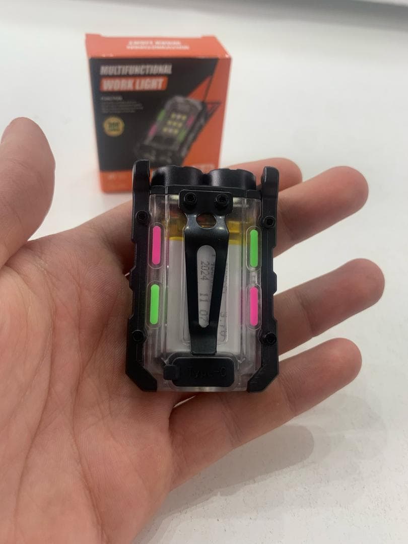 Mini Lampe de Poche Porte-Clés Étanche WD-086 – مصباح محمول — صورة حقيقية 7