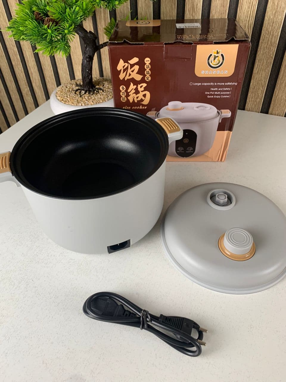 Cuiseur Electrique Multifonctionnel pour la Cuisine 20cm – جهاز طهي محمول — صورة حقيقية 9