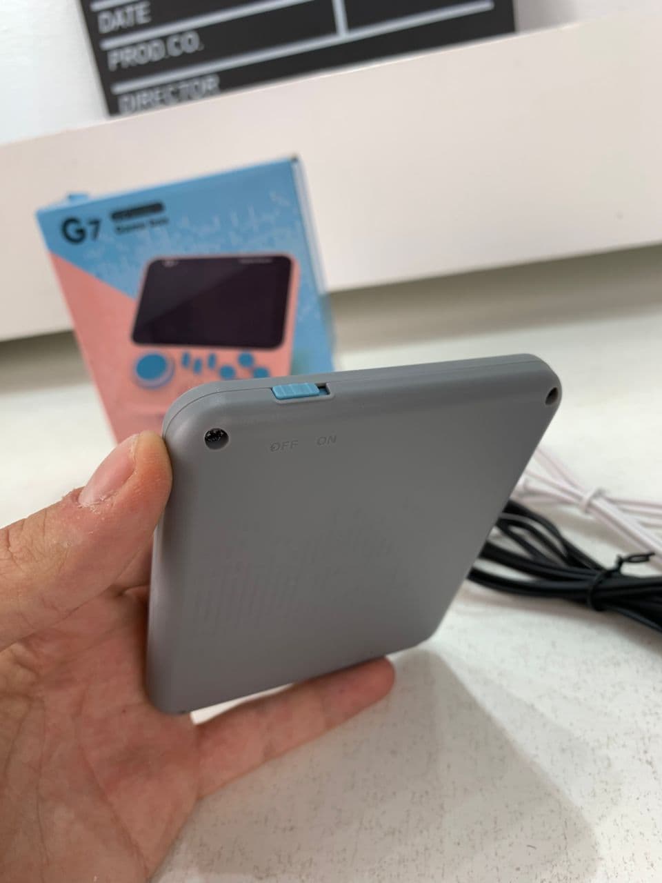 Console de jeu portable G7 avec 650 jeux intégrés – جهاز ألعاب كلاسكية — صورة حقيقية 8