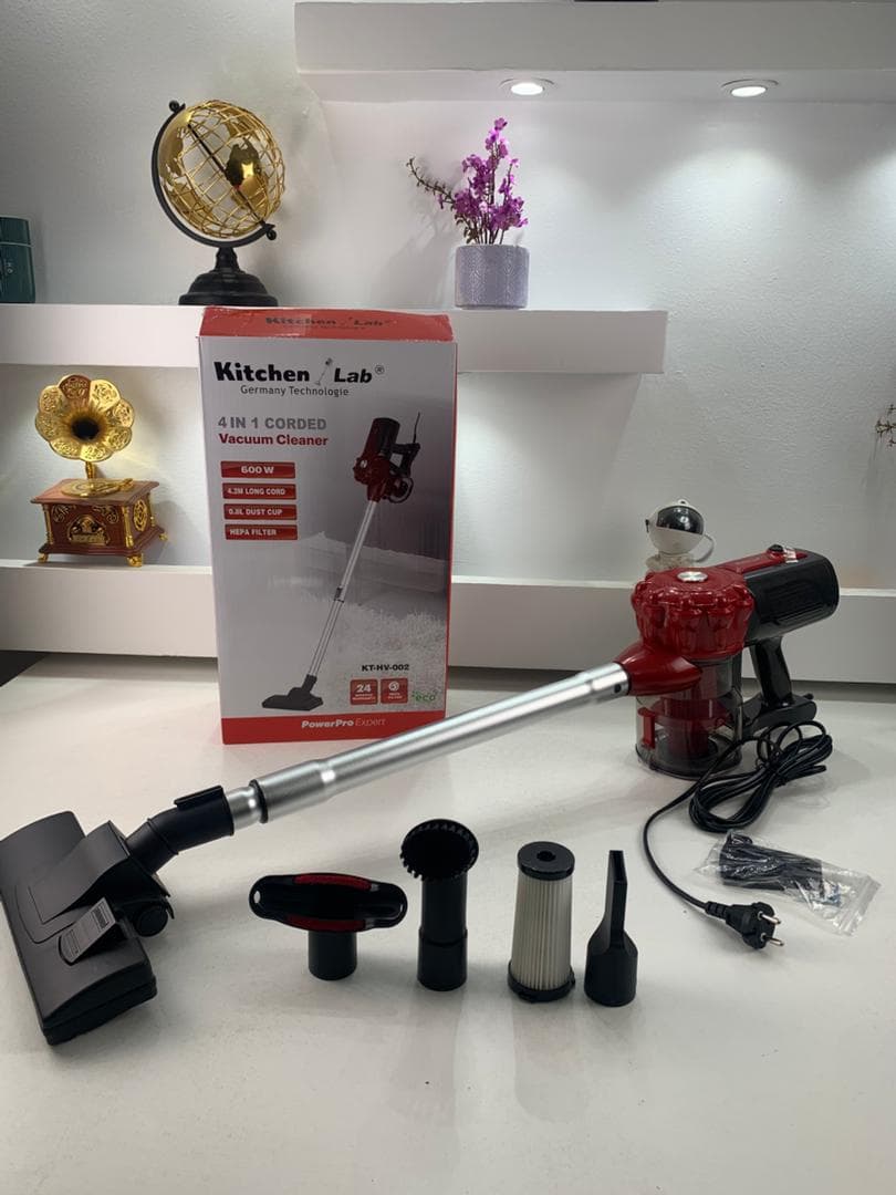 KitchenLab Aspirateur à main 4EN1 600W avec filtre HEPA – مكنسة أرضية كهربائية — صورة حقيقية 7