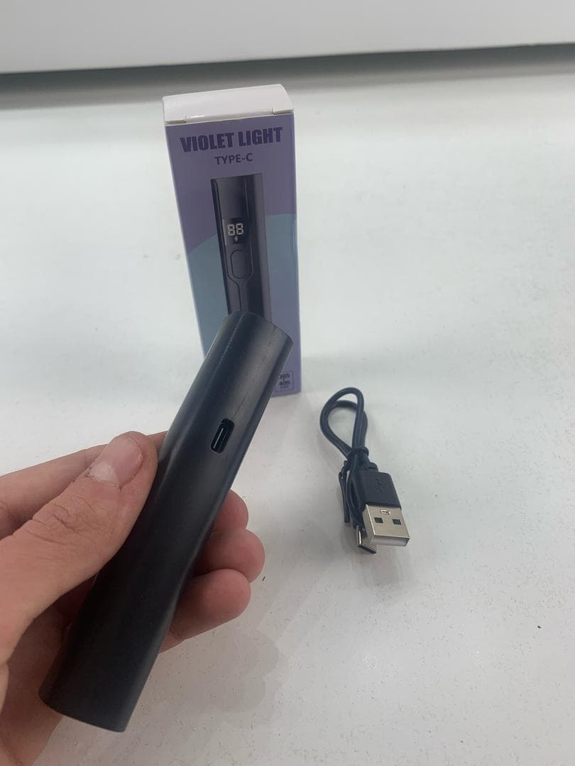 Stylo à Lumière UV (Ultraviolet) Multifonctions – قلم أشعة فوق بنفسجية — صورة حقيقية 7