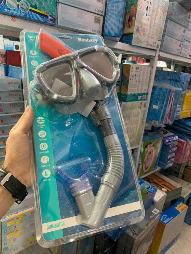 Bestway Masque et Tuba Dominator pour Adultes dès 14 Ans 24029 — صورة حقيقية 5