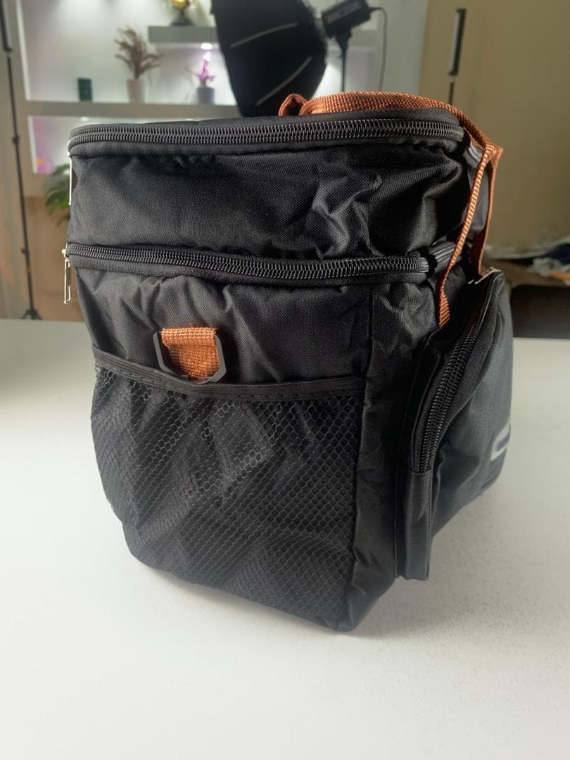 Sacs à lunch croisés à double couche de grande capacité – حقيبة حفظ الطعام — صورة حقيقية 9