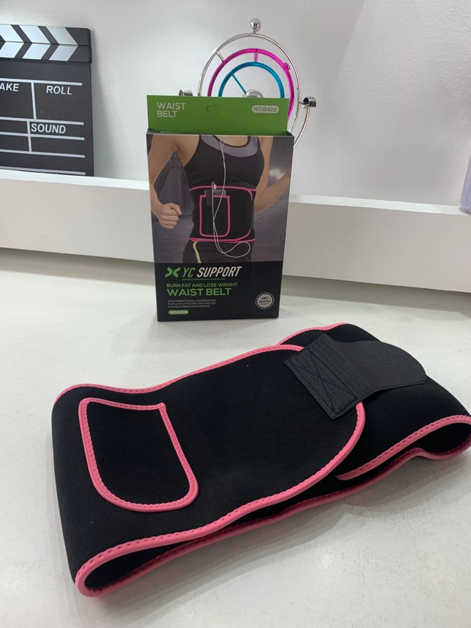 Ceinture Amincissante pour Femmes avec Poche pour Téléphone – حزام تنحيف للنساء — صورة حقيقية 7