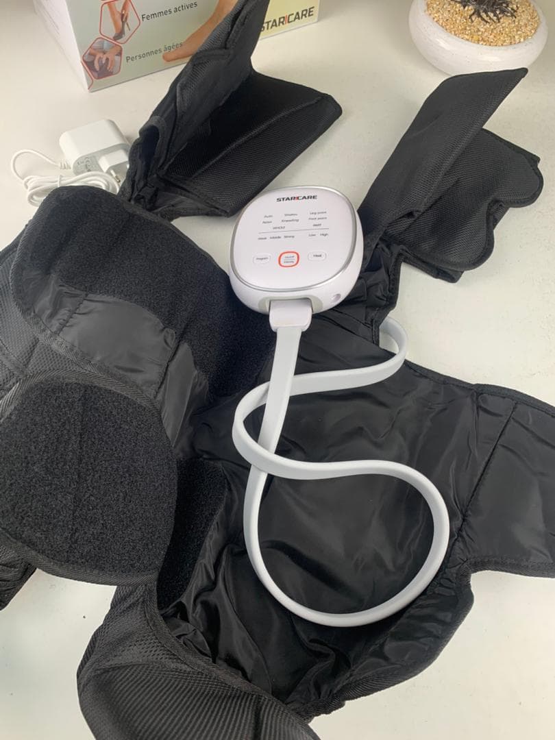 StariCare Appareil de pressothérapie pour les jambes – جهاز العلاج بالضغط للساقين — صورة حقيقية 9