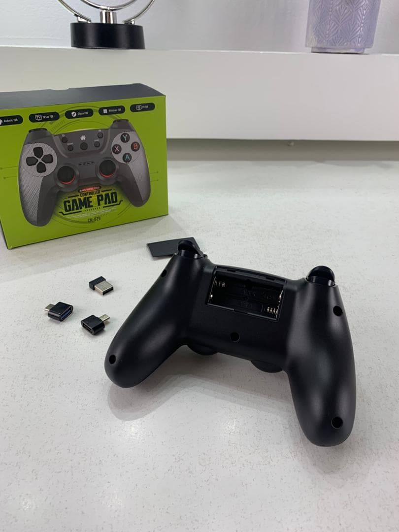 Manette de jeu sans fil 2.4G Compatible avec Android TV Box, Steam, PC, TVBOX, PS3 – يد تحكم لاسلكية — صورة حقيقية 8
