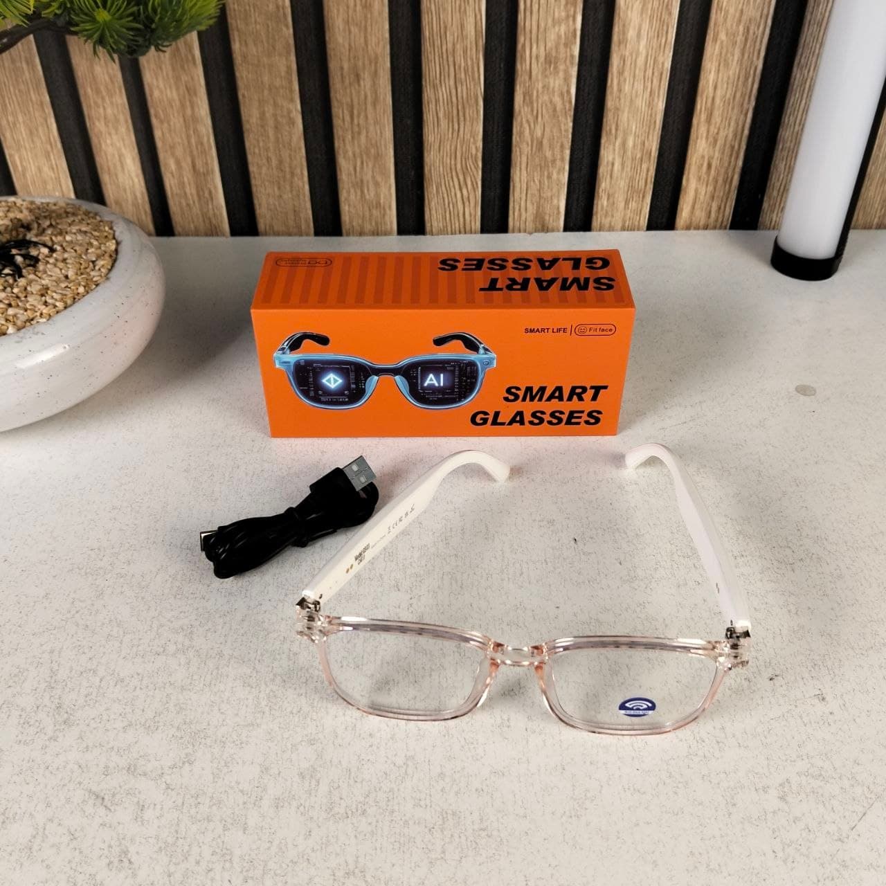 Lunettes Connectées F20 de Traduction IA et Audio Open-Ear Bluetooth 5.4 - نظارات المترجم الذكية بالذكاء الاصطناعي - Électronique - صورة حقيقية 14