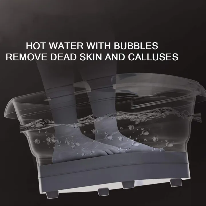 Masseur pour Pieds Pliable Hydromassant et Chauffant avec Rouleaux Shiatsu - جهاز مساج وتدليك القدمين المطور القابل للطي مع خاصية التسخين والفقاعات - Soins et Beauté - صورة 10