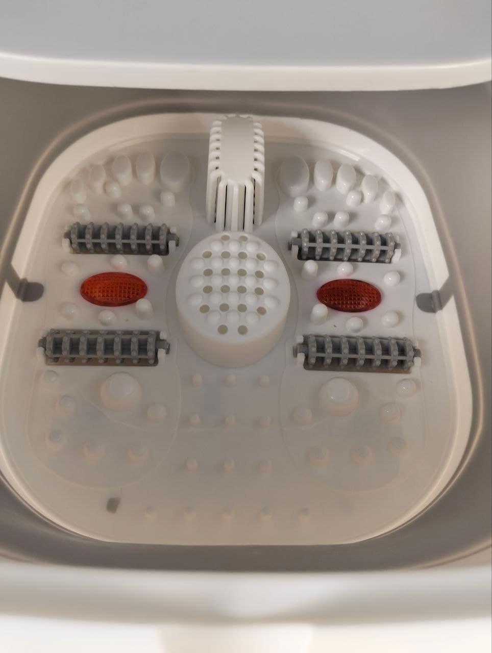 Masseur pour Pieds Pliable Hydromassant et Chauffant avec Rouleaux Shiatsu - جهاز مساج وتدليك القدمين المطور القابل للطي مع خاصية التسخين والفقاعات - Soins et Beauté - صورة حقيقية 14