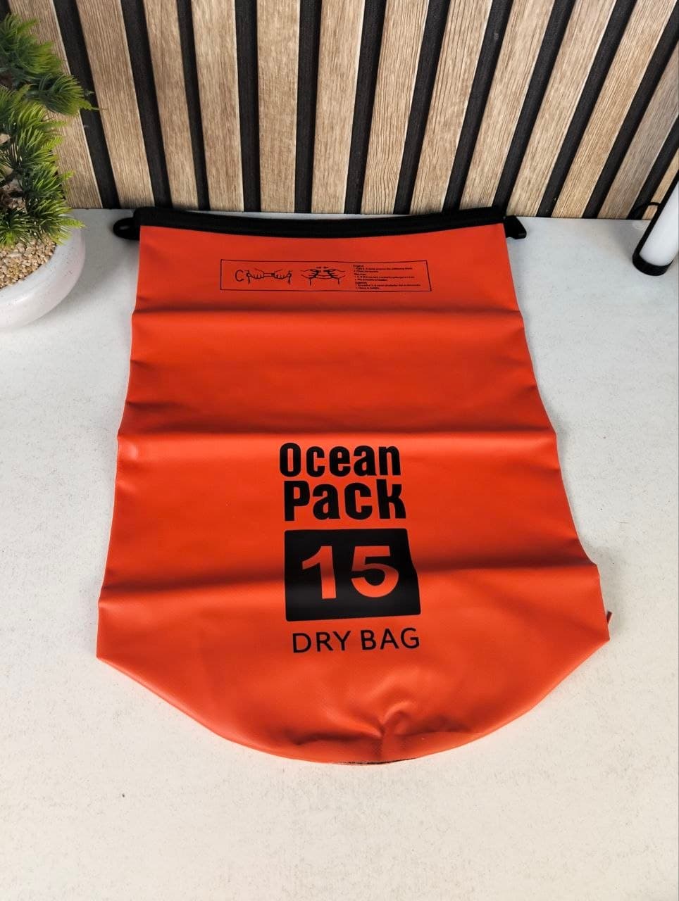 Sac Étanche Ocean Pack Dry Bag 15L Haute Résistance avec Double Bretelles - حقيبة مقاومة للماء بالكامل بسعة 15 لتر - Vacance & Loisir - صورة حقيقية 15