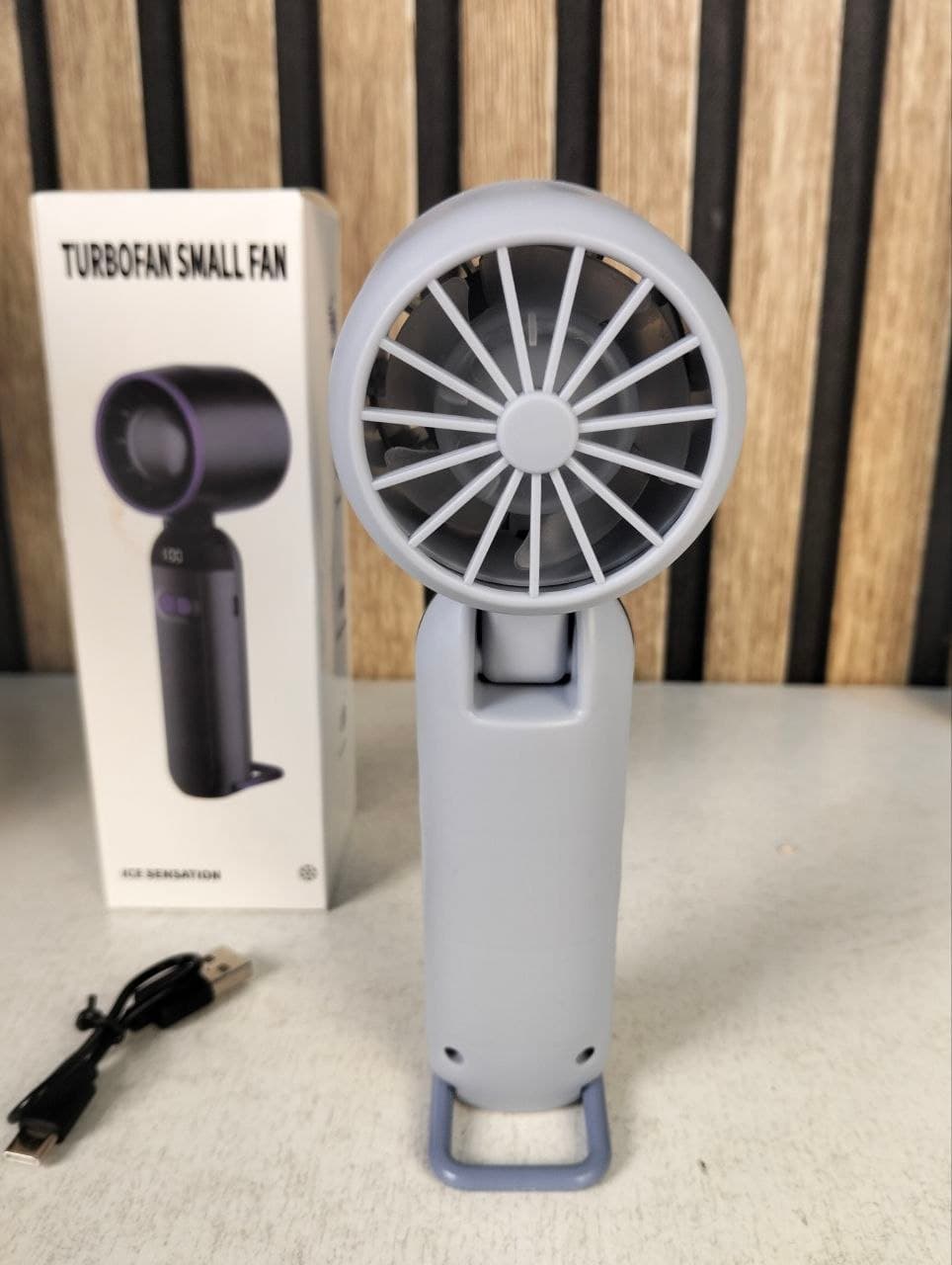 Mini Ventilateur Turbo Sans Pales - 100 Vitesses Réglables et Rechargeable USB - مروحة التوربو الذكية بدون شفرات مع 100 سرعة قابلة للتعديل - Produits de saison - صورة حقيقية 12