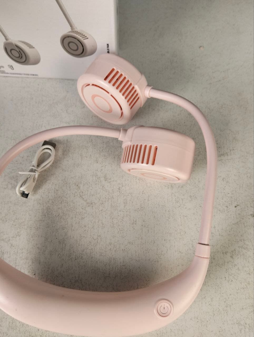 Ventilateur de Cou Portable Rechargeable USB NO.TJ-32A - مروحة العنق المحمولة - Produits de saison - صورة حقيقية 14