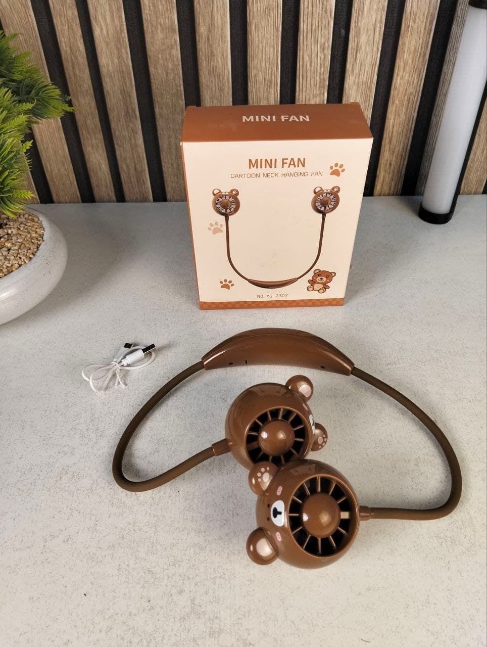Mini Ventilateur de Bureau Orientable USB - Compact et Ultra-Silencieux - مروحة العنق المصغرة والمرنة للتبريد الصامت - Produits de saison - صورة حقيقية 14