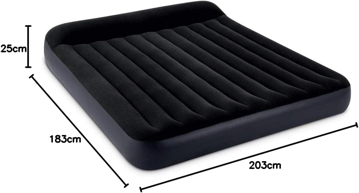 Matelas Gonflable 2 Places XXL avec Pompe Électrique USB INTEX 66129CC 203x183cm - فرشة الهواء المنفوخ لشخصين مع مضخة ذكية - Vacance & Loisir - صورة 2