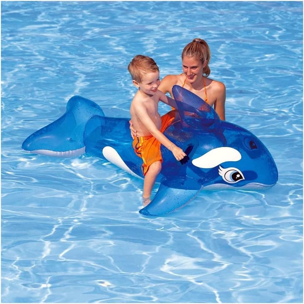 Bouée Chevauchable Baleine Intex pour Enfants 58523NP - عوامة ركوب الأطفال المنفوخة بشكل الحوت الأزرق من إنتكس - Vacance & Loisir - صورة 6