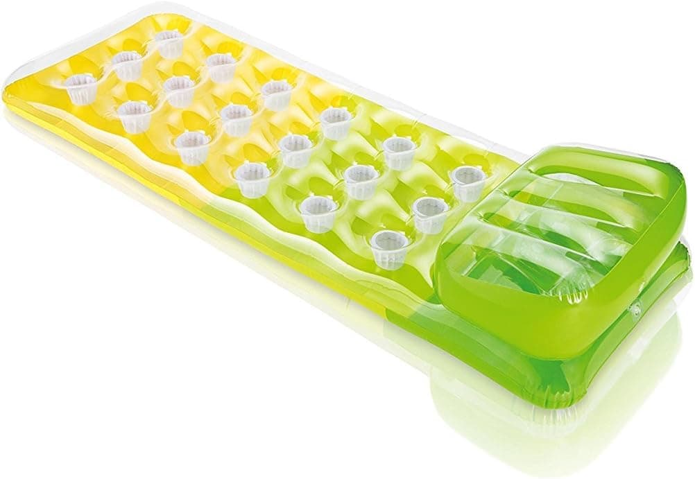 Matelas Gonflable de Piscine Intex 58890EU Avec Oreiller et Porte-Gobelets - عوامة المسبح الهوائية الفاخرة مع مسند رأس وحامل أكواب من إنتكس - Vacance & Loisir - صورة 7