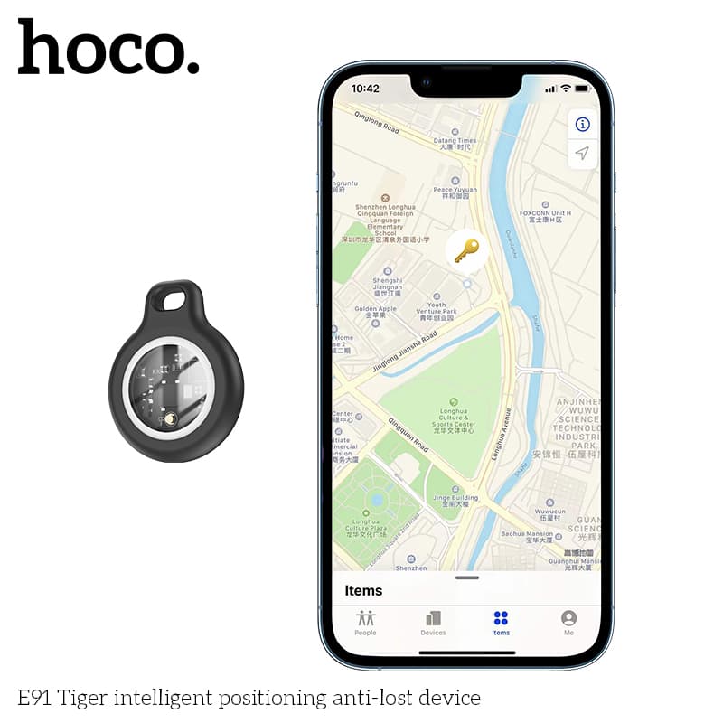 GPS Anti-perte Outil de localisation intelligent E91 HOCO - جهاز تحديد المواقع لهواتف الأيفون - Électronique - صورة 6