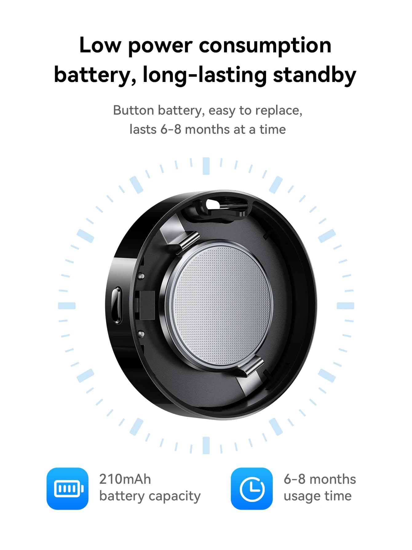 Traceur Intelligent HOCO E96A Android Localisateur Bluetooth via Réseau Google Find My Device - جهاز التتبع ومحدد المواقع الذكي لهواتف أندرويد - Électronique - صورة 6