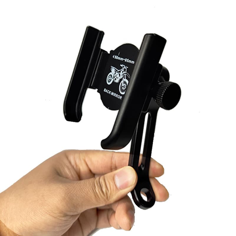 Support Téléphone Vélo et Moto En Aluminium Fixation Griffe d'Aigle Ultra-Stable Orientable à 360° - حامل الهاتف المعدني والمقاوم للصدمات للدراجات النارية والبرية - Accessoires Auto/Moto - صورة 2
