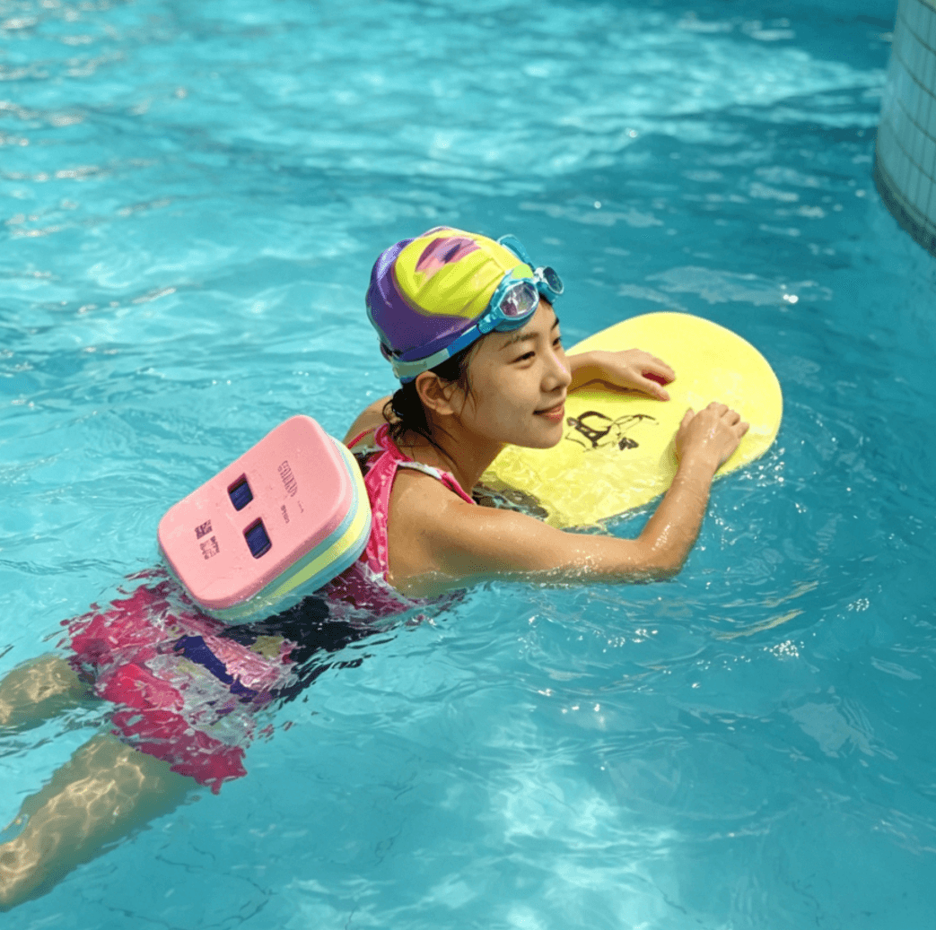 Planche de Natation Évolutive en Mousse EVA Pull Buoy Réglable 3 Sections pour Enfants - لوح السباحة الإسفنجي الثلاثي القابل للتعديل والفصل - Vacance & Loisir - صورة 3